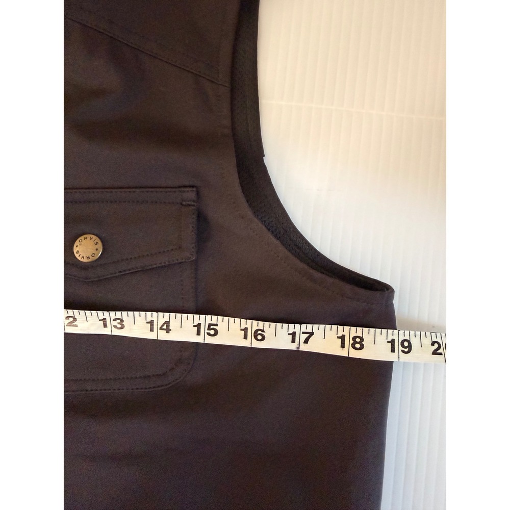 Orvis‎ Womens Black Utility Technical Vest Zip Front Pockets Size XS - Picture 4 of 6